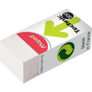 Eraser Maped Mini Technic300 by Maped, 38×18×12 mm compact technical eraser