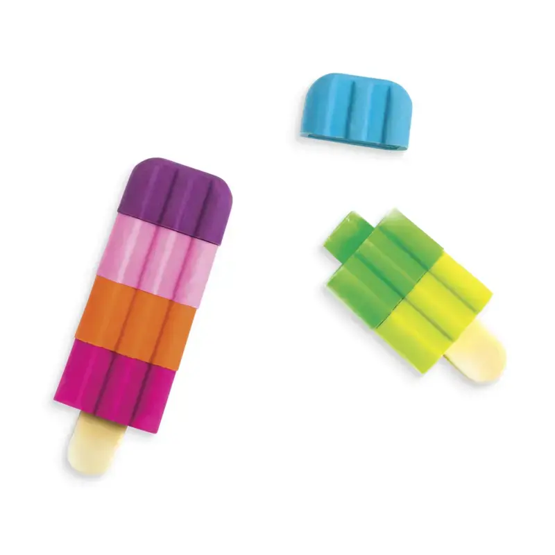 Dzēšgumiju komplekts Kolorowe Baloniki OOLY Icy Pops 4 gab. Photo 3