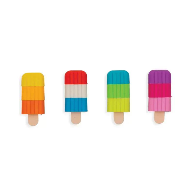 Dzēšgumiju komplekts Kolorowe Baloniki OOLY Icy Pops 4 gab. Photo 6