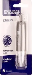 Correction Tape KOH-I-NOOR 5 mm 360 Easy Grip — compact correction roller for paper