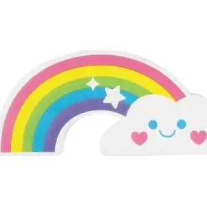 Eraser Ooly scented large Rainbow with Cloud — novelty shaped scented eraser