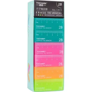 Eraser, Berlingo The Memory gel pencil eraser, pack of 36