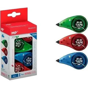 Correction Tape HERLITZ 12 pcs — correction roller refill, opaque white tape for paper corrections
