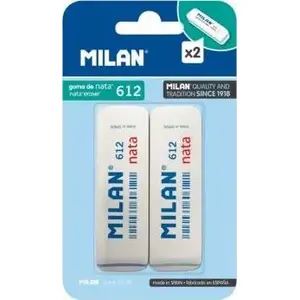 Eraser Milan 612 nata by Milan, pack of 2 (MPN 381845)