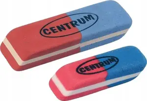 Eraser Centrum CE80388, rectangular 50×20×10 mm, slanted edge, pack of 40