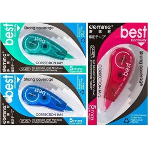Correction Tape FANDY Dominic 5 mm x 3 m, single-line adhesive tape for paper corrections