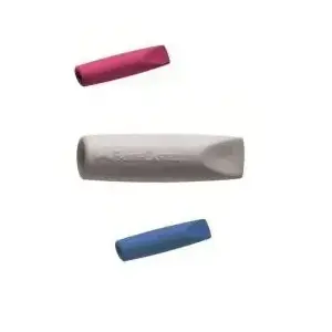 Eraser Faber-Castell 187001 blue and grey, pack of 2