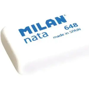 Eraser Milan Gumka nata 648 — Milan rubber eraser, model 648