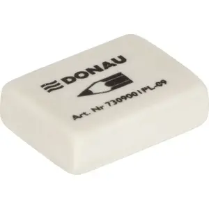Eraser Donau 31×23×9 mm white — Donau universal eraser 31x23x9mm
