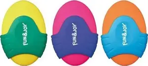 Flat Eraser Titanum 385439 – rubber eraser, mixed colors, flat design