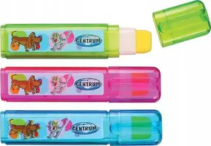 Eraser in tube Centrum 82394 — Centrum portable squeeze eraser in protective tube