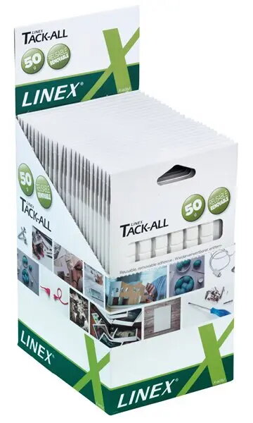 Neuzlīmējamas etiķetes Linex 400098267 — baltas