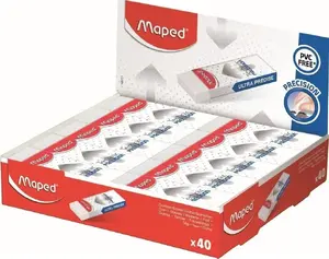 Eraser Maped Gumka Technic Precision dsp (40 pieces) — precision erasers for drawing and drafting