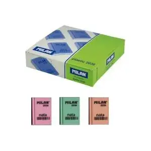 Eraser Milan Nata 2036 — plastic eraser by Milan, model 2036