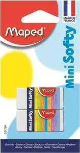 Eraser Maped Softy Mini by Maped, pack of 2, small soft rubber erasers