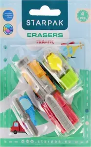 Eraser STARPAK STK GUM31 — Traffic 3D design, pack of 24