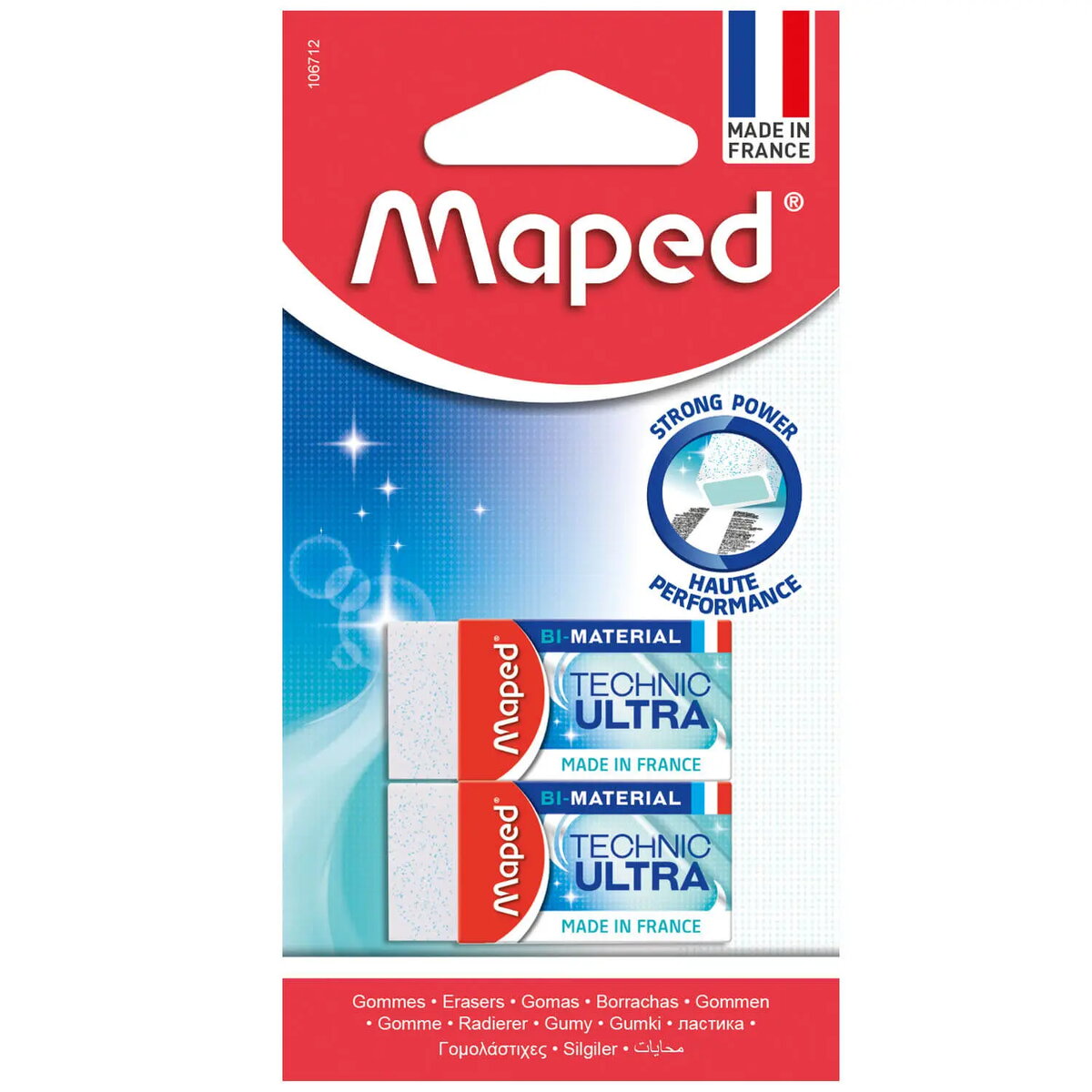 Maped 106712 Dzēšgumija Mini Technic Ultra