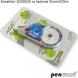 Correction Tape Penword QX0033 by Penword — 5 mm x 25 m correction tape