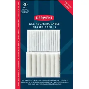 Eraser Refills PILOT Derwent USB replacement refills — pack of 30