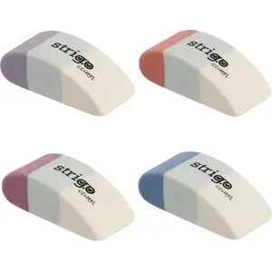Eraser pack Strigo Classic mix — 36 pieces