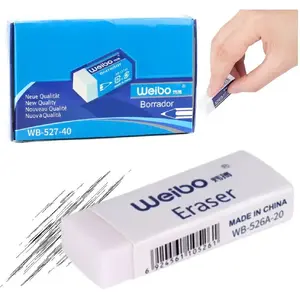 Eraser Lean WB-527-40 3.5 cm white school and office eraser
