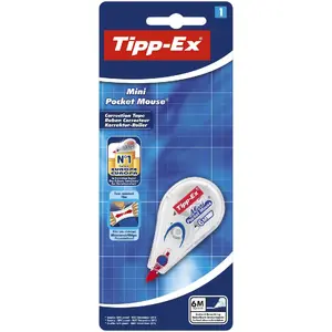 Korekcijas lente BIC modelis 8128704 zils, sarkans, balts — 1 gab.
