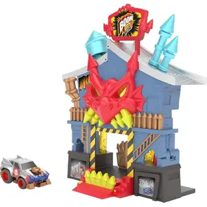 Игровой набор TMTOYS Boom City Racers Firework Factory Playset – трек для игрушечных машин, модульная фабрика