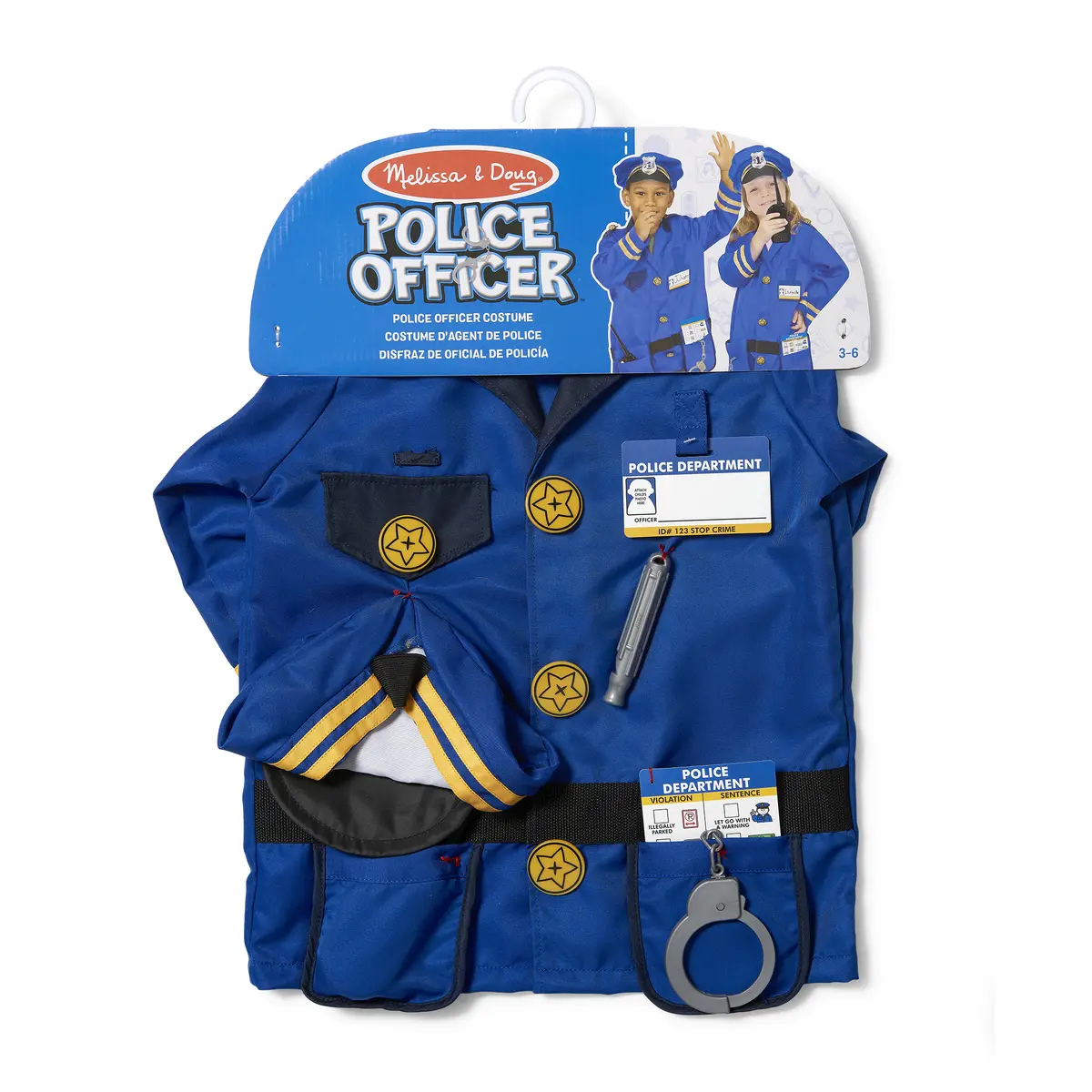 Melissa & Doug Bērnu policista karnevāla