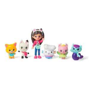 11-piece toy figure set Spin Master Gabby's Dollhouse DREAMWORKS The Movie Cat-venture Crew Pack, multicolour, ages 3+