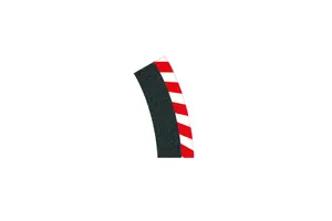 Play track outside shoulder CARRERA 20564 — 6-piece toy track accessory, black/red/white