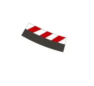 Внутренний бортик для гоночной трассы CARRERA RC 20593 — 12 деталей, чёрный/красный/белый, 8+
