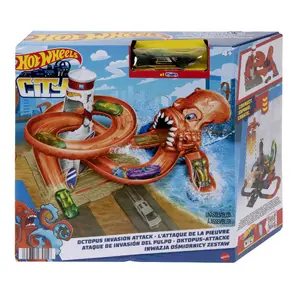 Hot Wheels City HDR29 Rotaļu transportlīdzekļu trase no plastmasas dažādās krāsās bērniem vecumā no 4 līdz 8 gadiem