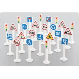 Traffic Signs Play Set Polesie 64219 — children's educational road signs toy