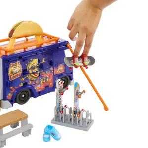 Игровой кейс Hot Wheels Action Skate Taco Truck от MATTEL — пластиковый переносной игровой набор, 5+