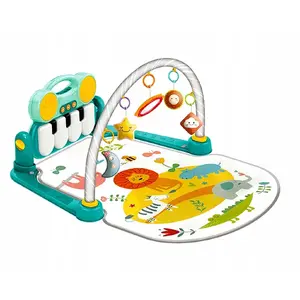 Коврик‑игровой для младенца с пианино и подвесками, Bounn HE0635, зелёный