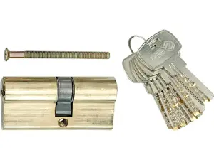 Lock cylinder Vorel 77190, length 62 mm, single piece