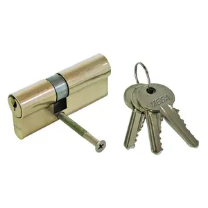 Cylinder Lock Core MEGA 70 mm asymmetric brass insert model 24670