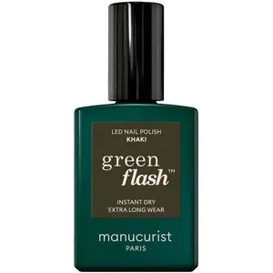 Nail Lacquer ANNY Green Flash LED Gel Khaki 15 ml