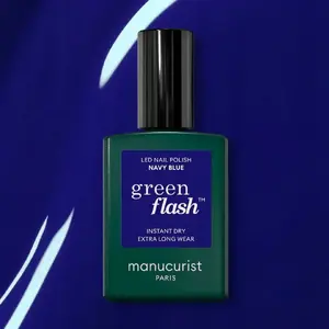 Nail Lacquer Collistar Navy Blue 15 ml — Gel-effect LED/UV Manucurist Green Flash