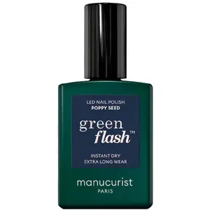 Nail lacquer ANNY Green Flash LED Gel Poppy Seed 15 ml