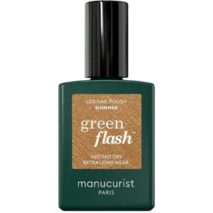 Nail polish ANNY LED Gel Lacquer Green Flash Shimmer 15 ml