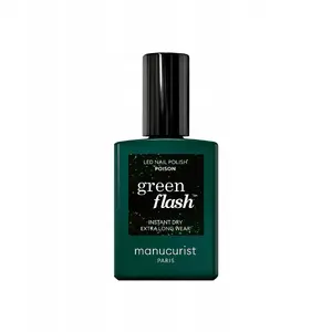 Nail polish ANNY Green Flash Led Gel Nail Lacquer Poison 15 ml – gel-effect LED-compatible lacquer