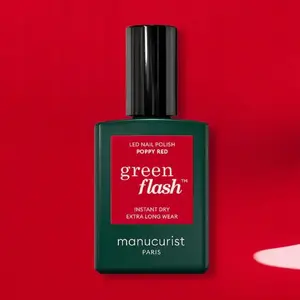Nail Lacquer Catrice Green Flash LED Gel Poppy Red 15 ml