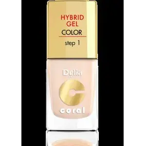Лак для ногтей Delia Coral Hybrid Gel эмаль №20 Ivory 11 мл