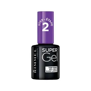 Nail Top Coat Rimmel Super Gel 001, transparent, 12 ml