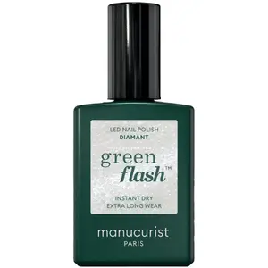 ANNY gēla nagu lakas MANUCURIST Green Flash Diamant 15 ml – LED cietināms