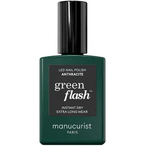 Nagu laka ANNY Green Flash LED Gel Nail Lacquer Antracyt 15 ml