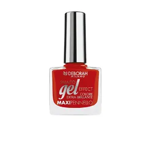 Nail polish Deborah Milano Gel Effect 9 Red Pusher 8.5 ml, red shade