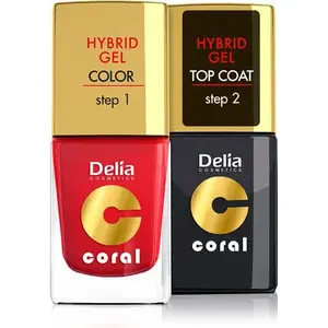 Nail polish Delia Coral Hybrid Gel Emalia do paznokci nr 25 11 ml