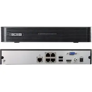 Network Video Recorder BCS BCS-B-NVR0401-4P(2.0) 4 channels with 4 PoE ports
